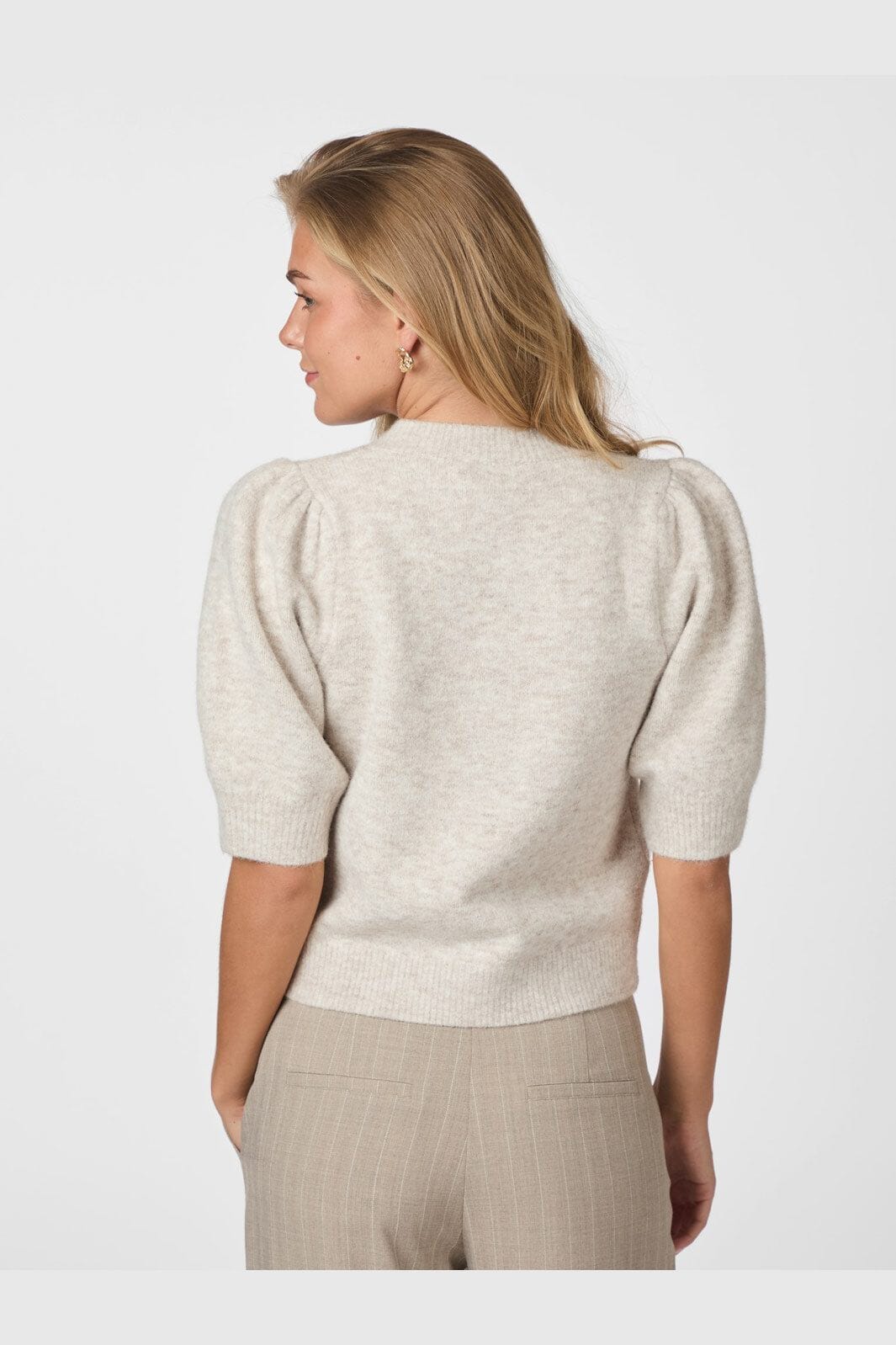 Neo Noir - Trudy Knit Cardigan 160760 - 976 - Beige Melange