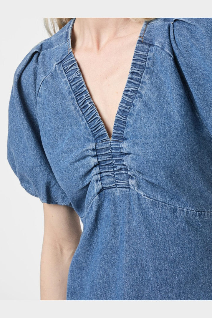 Neo Noir - Uma Denim Dress 165930 - 140 - Blue