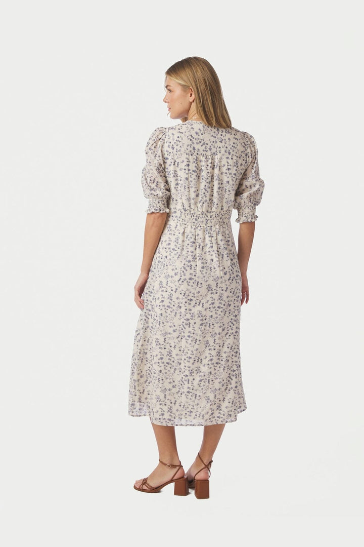 Neo Noir - Valley Structure Flower Dress 167925 - 121 - Off White