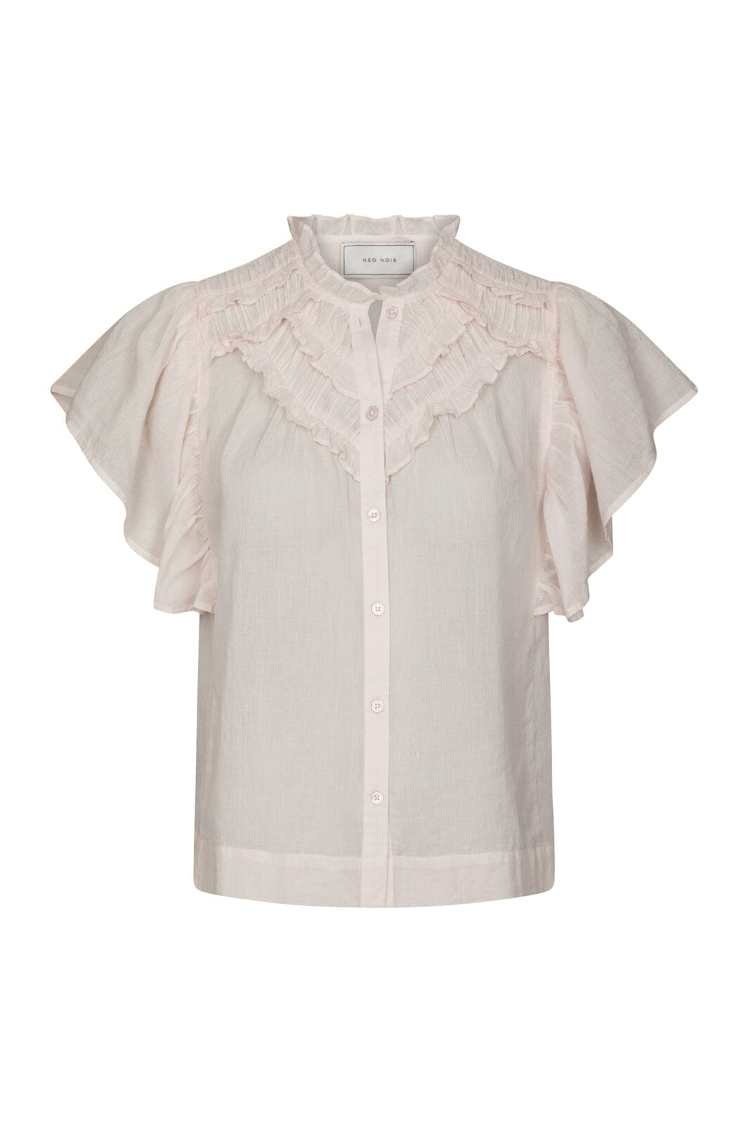 Neo Noir - Vinsa S Voile Top 169039 - 754 - Light Pink