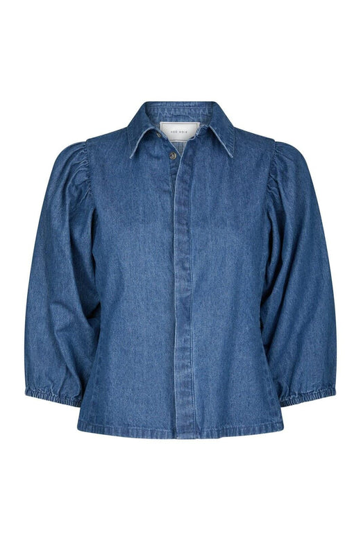 Neo Noir - Wandana Denim Blouse 167092 - 140 - Blue