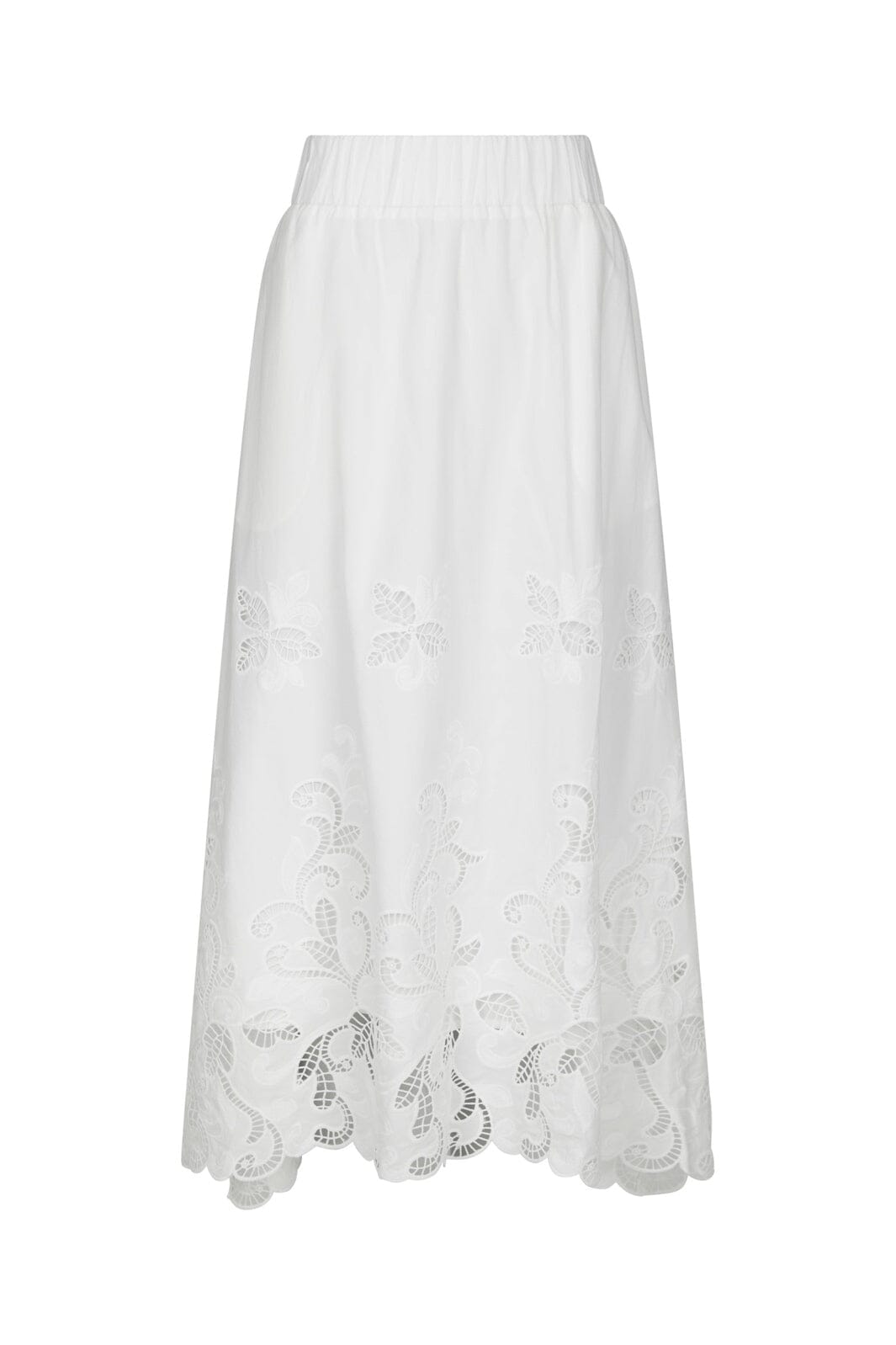 Neo Noir - Yara Long Emb Skirt 168438 - 120 - White