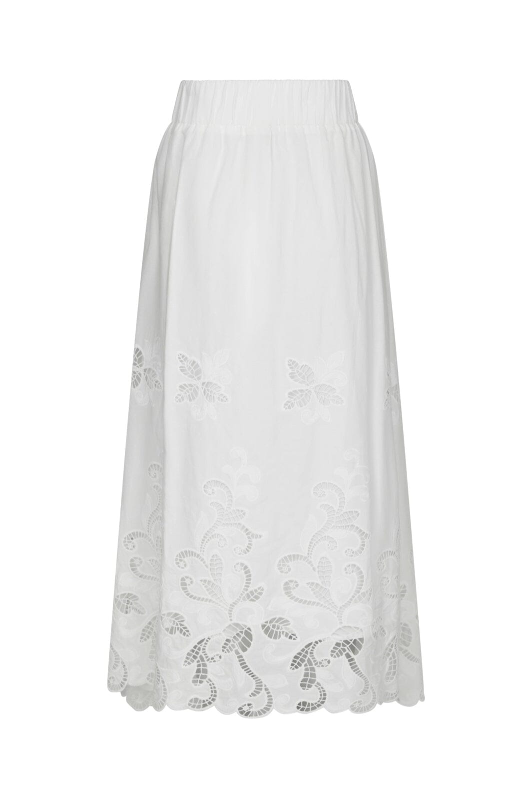 Neo Noir - Yara Long Emb Skirt 168438 - 120 - White
