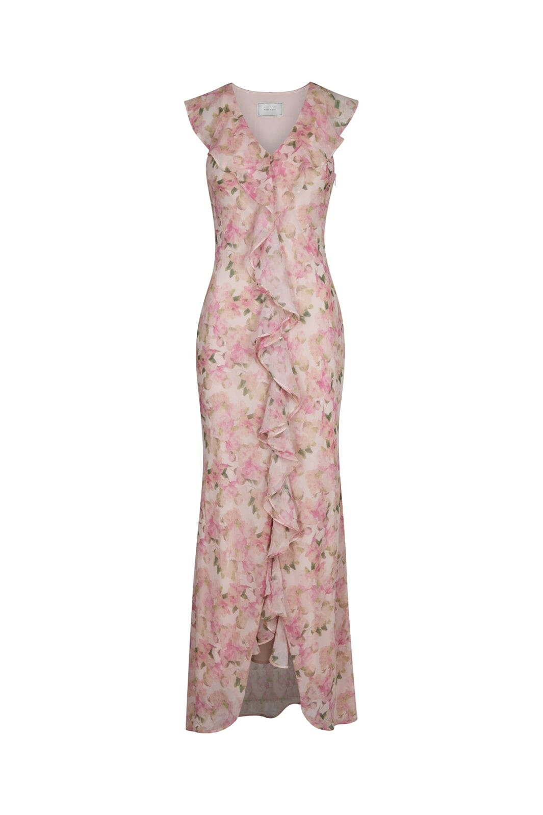 Neo Noir - Zella Chiffon Print Dress 167616 - 397 - Dusty Pink