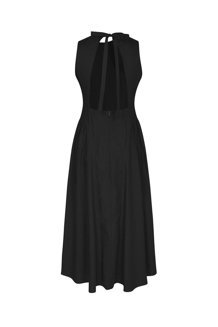 Neo Noir - Zora Poplin Dress 168136 - 100 - Black