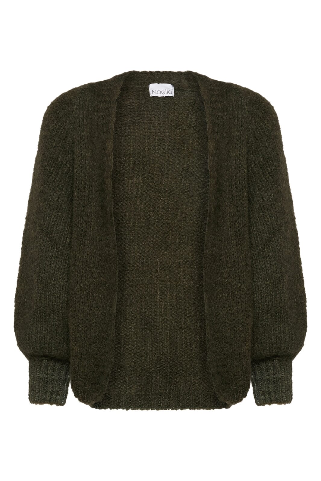 Noella - Fora Knit Cardigan - Dark Army Cardigans 