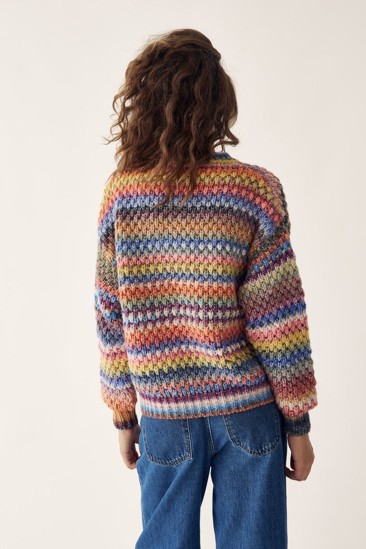 Noella - Gio Sweater - Multi Mix Strikbluser 