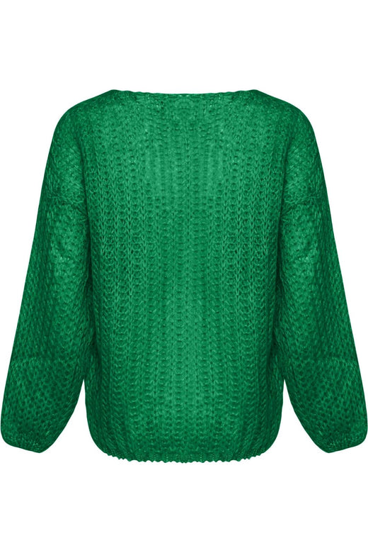 Noella - Joseph Knit Sweater - 512 Dark Green Strikbluser 