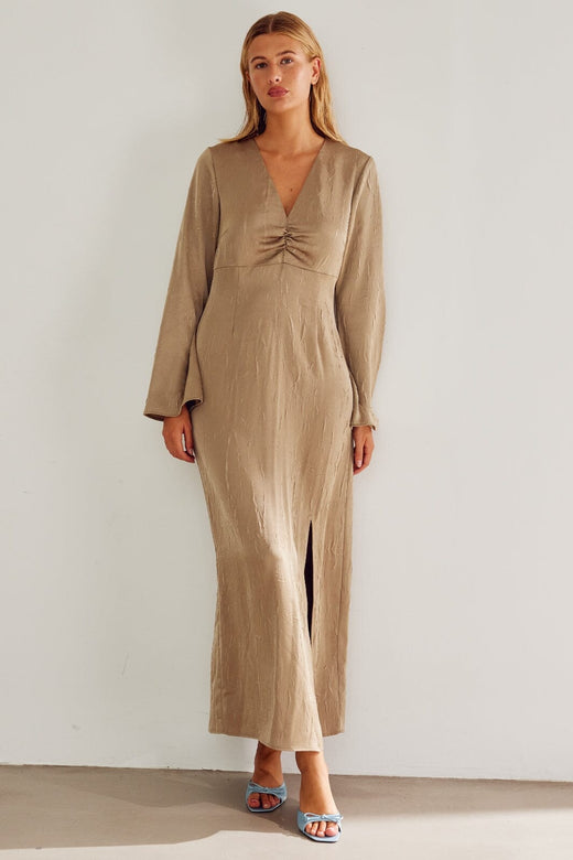 Noella - Kamey Dress 11780034 - 1290 Timber Brown Kjoler 