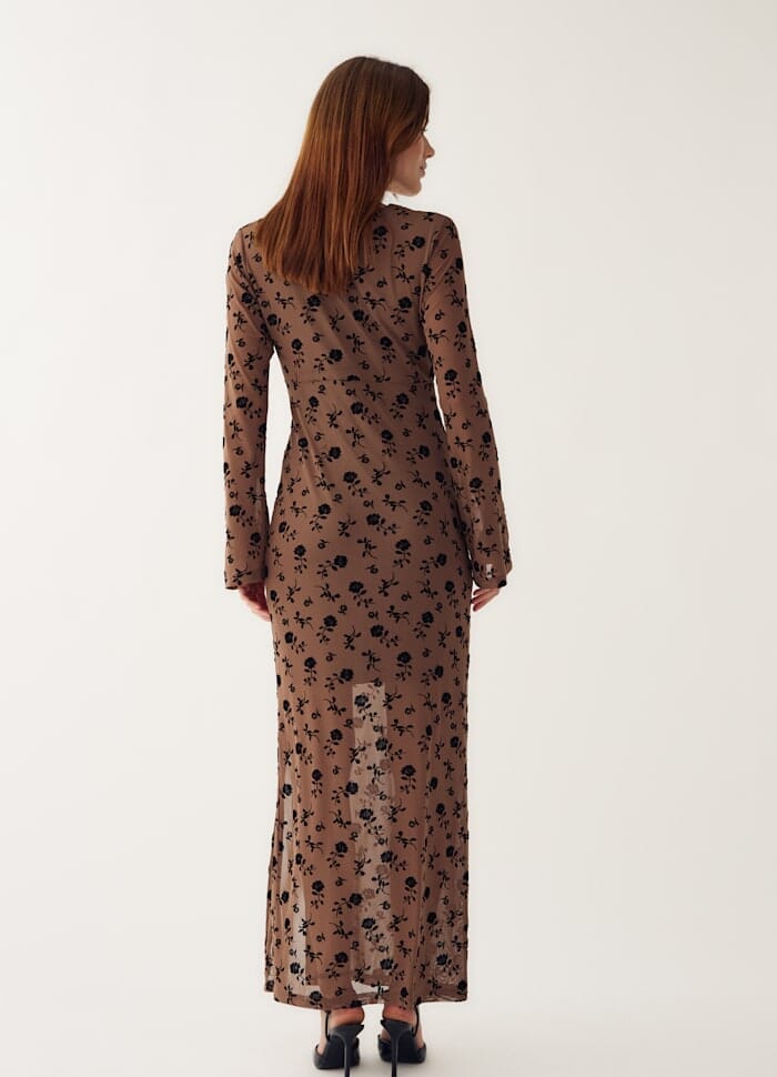 Noella - Kameyella Dress 14110002 - 1384 - Clarity Morel Print Kjoler 