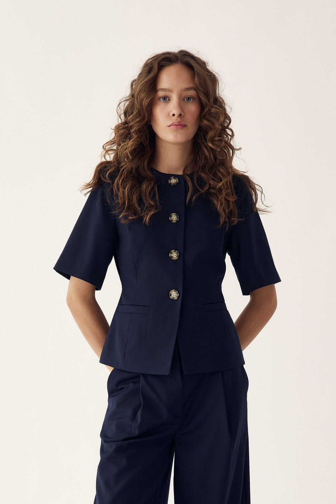 Noella - Kasaundra Blazer 12700029 - 007 - Navy Blazere 