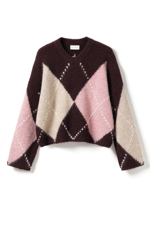 Noella - Lai Knit 14670001 - 1470 - Winetasting Mix Strikbluser 