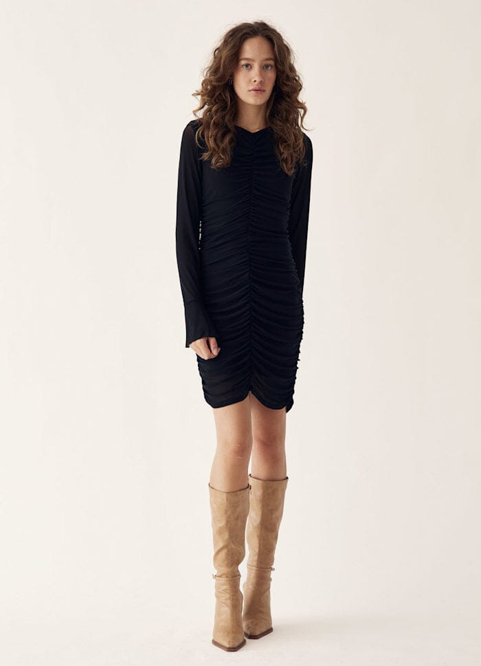 Noella - Lavetta Dress 14200001 - 004 - Black Kjoler 