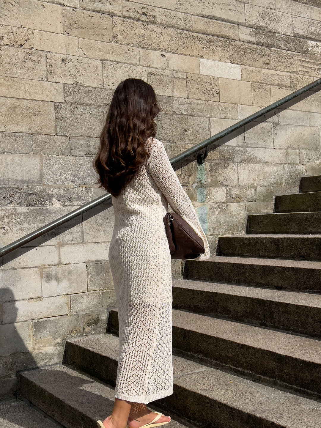 Noella - Leilany Knit Dress 13150001 - 974 Ivory Kjoler 