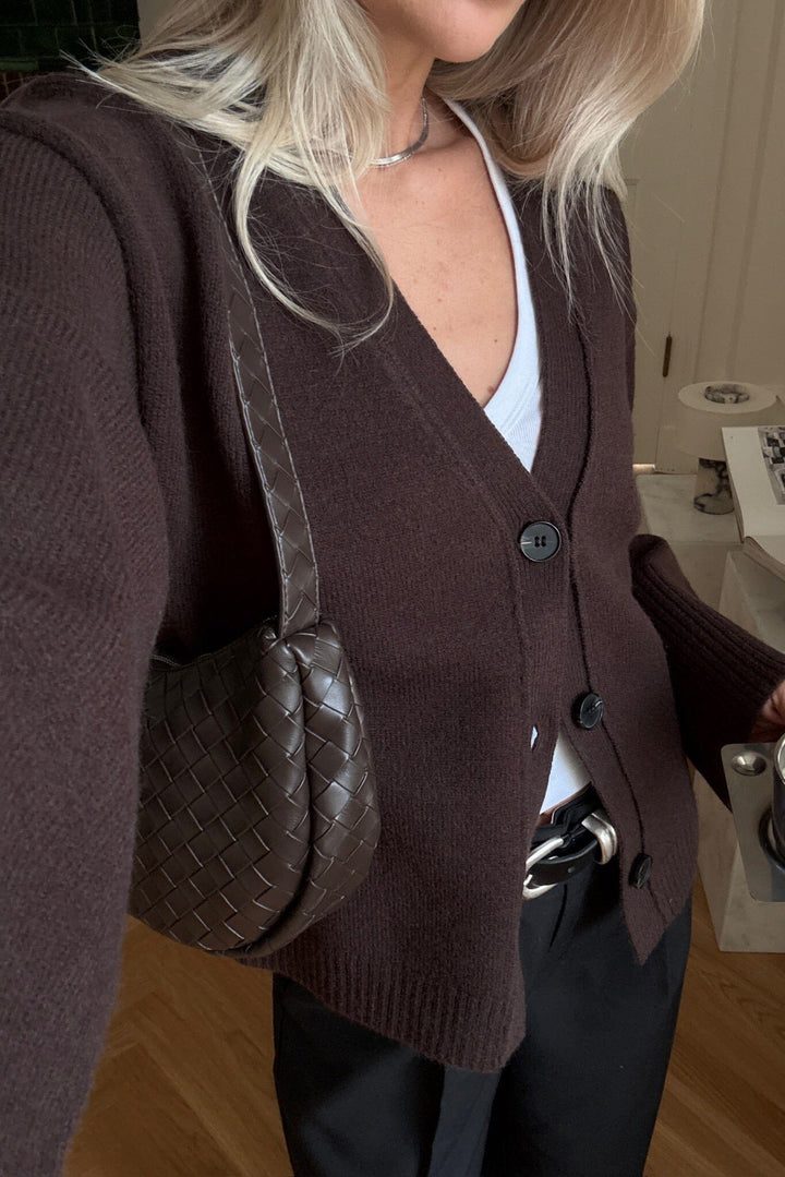 Noella - Lenyx Knit 13770001 - 674 - Chocolate Strikbluser 