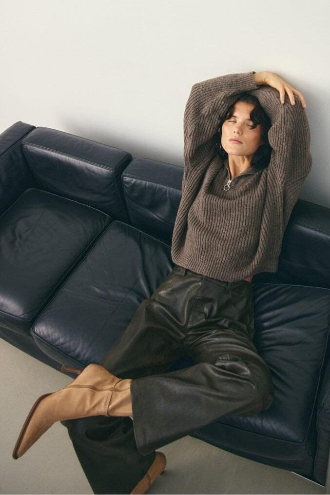 Noella - Leondra Pants 14260002 - 1396 - Worn Brown