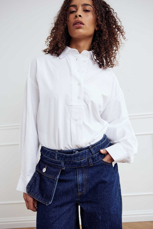 Noella - Leonie Shirt 13820001 - 028 - White Skjorter 
