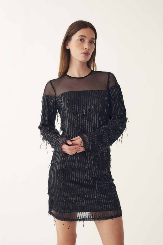 Noella - Leyah Dress 14550001 - 004 - Black Kjoler 