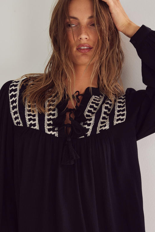 Noella - Lillith Blouse 13360001 - 004 - Black