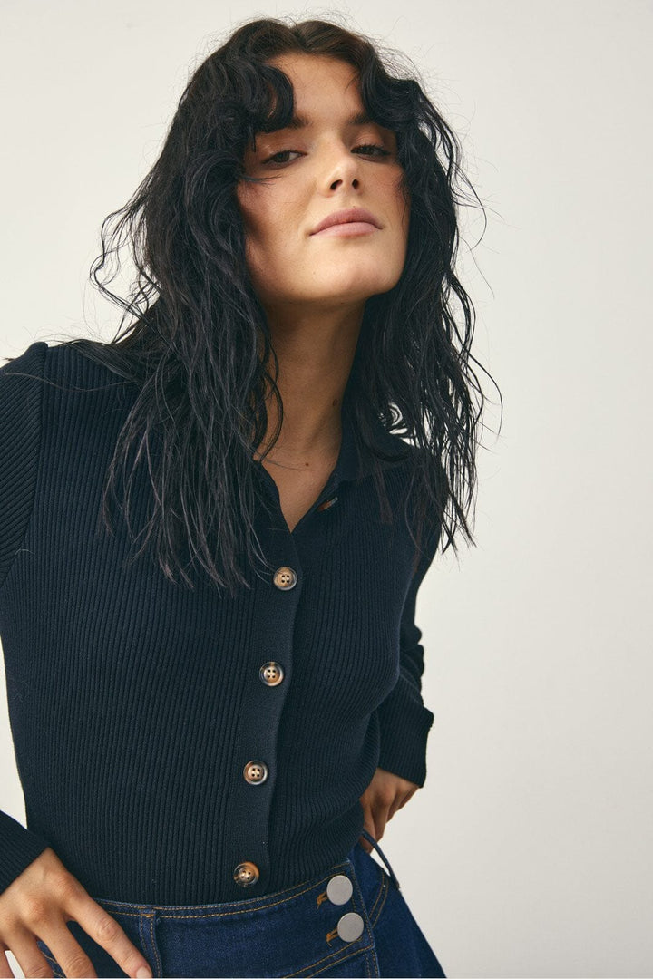 Noella - Livanna Knit Cardigan 13800005 - 004 - Black