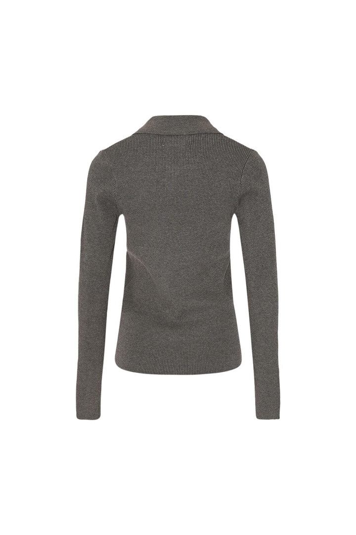 Noella - Livanna Knit Cardigan 13800005 - 972 - Medium Grey Mel.