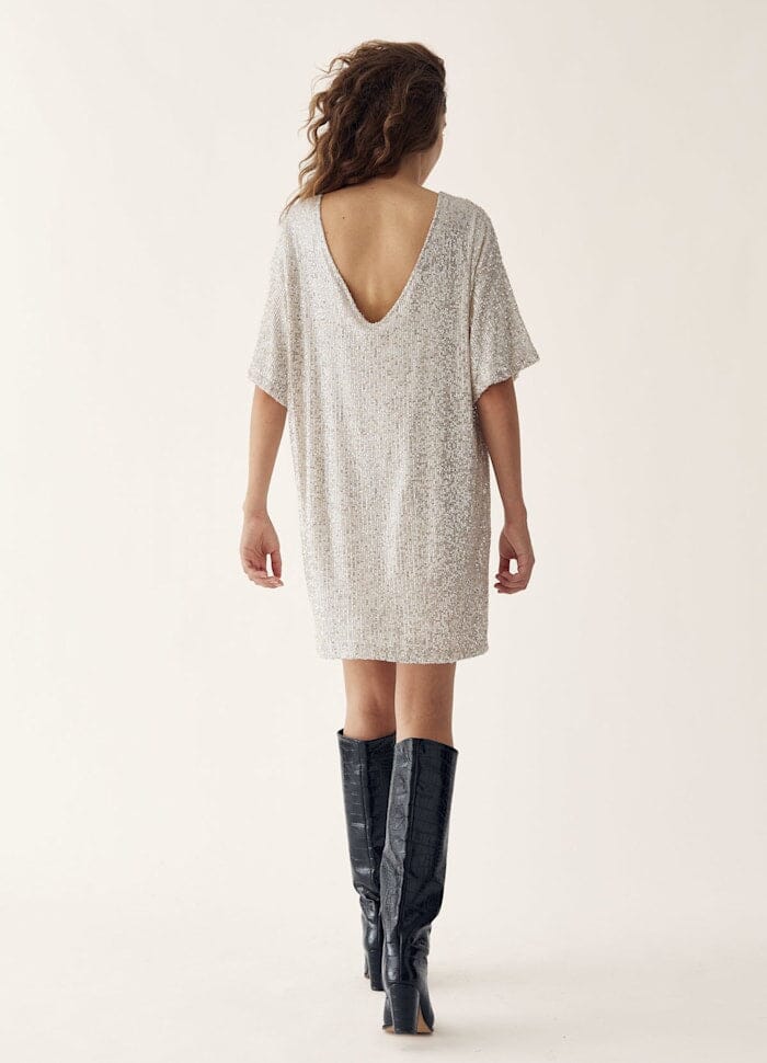 Noella - Lorah Dress 14320003 - 766 - Silver Kjoler 