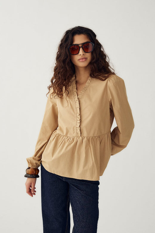 Noella - Matti Blouse 14540005 - 021 - Sand Bluser 