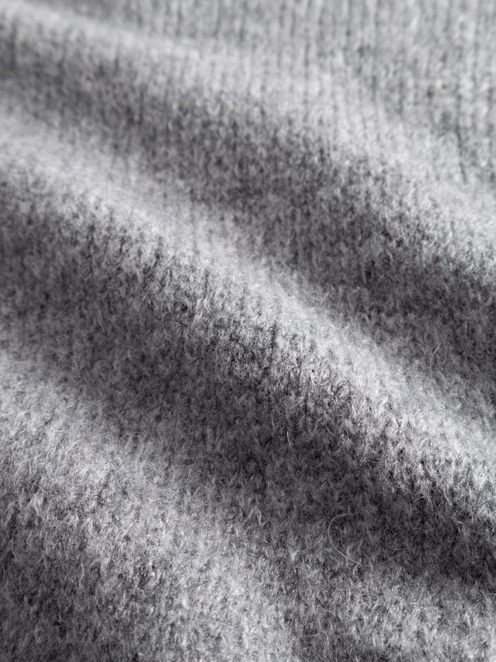 Noella - Mimi Knit Jumper - 218 Grey Strikbluser 