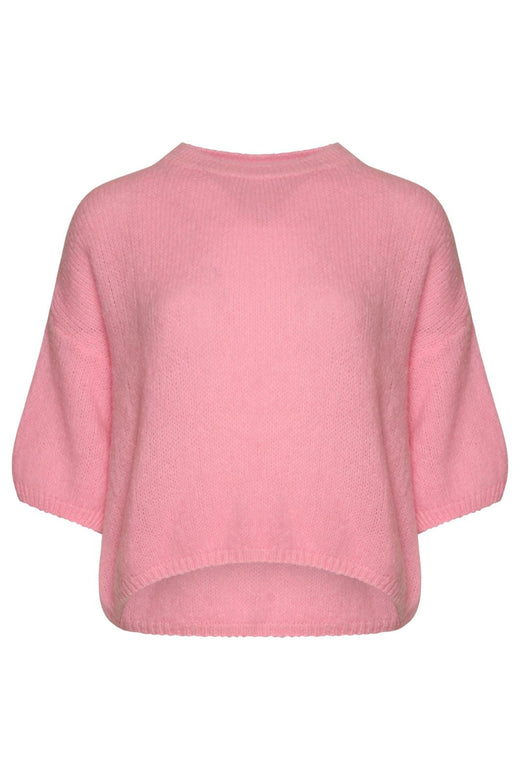 Noella - Mimi Knit Jumper - Candy Pink Strikbluser 