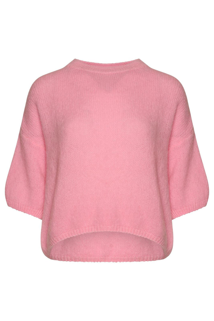 Noella - Mimi Knit Jumper - Candy Pink Strikbluser 