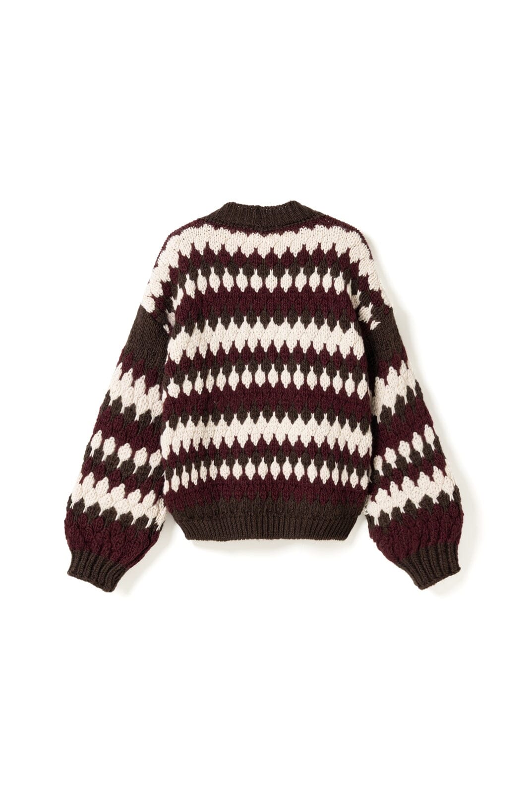 Noella - N-Fora Knit Cardigan 16870002 - 1528 - Deveen Burgundy Mix