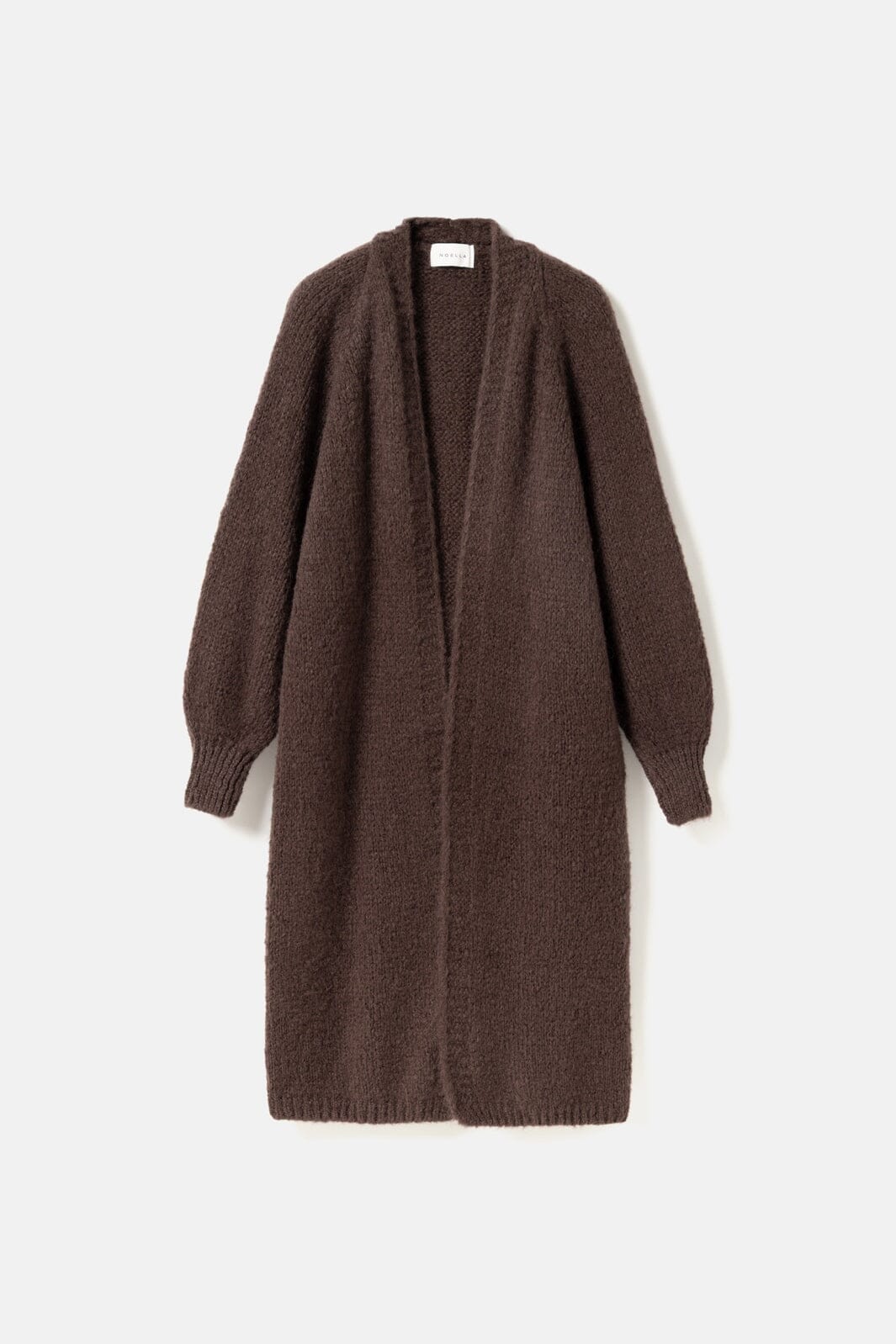 Noella - N-Fora Long Knit Cardigan 11430001 - 548 - Dark Brown