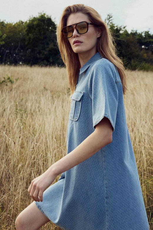 Noella - N-Jozie Z Dress 15560001 - 1056 - Vintage Blue Wash Kjoler 