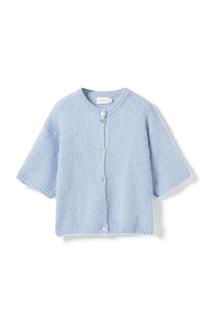Noella - N-Kae Ss Knit Cardigan 15950003 - 016 - Light Blue Cardigans 