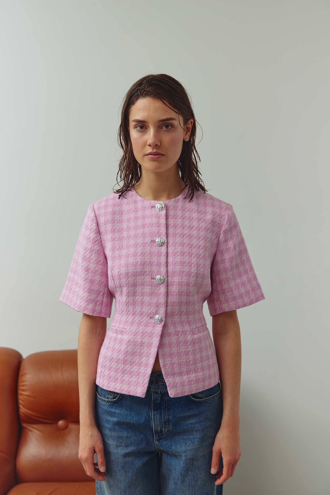 Noella - N-Kasaundra Blazer 15110002 - 1279 - Baby Pink Blazere 