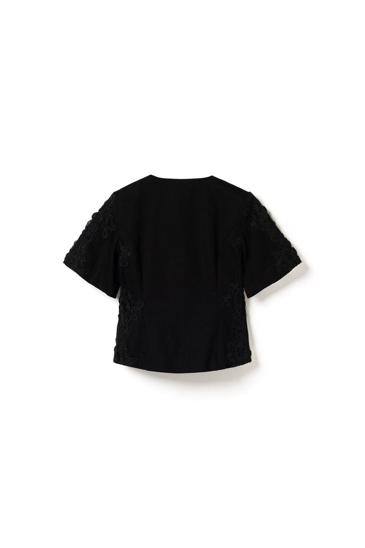 Noella - N-Kasaundra Lace Blazer 17270002 - 004 - Black