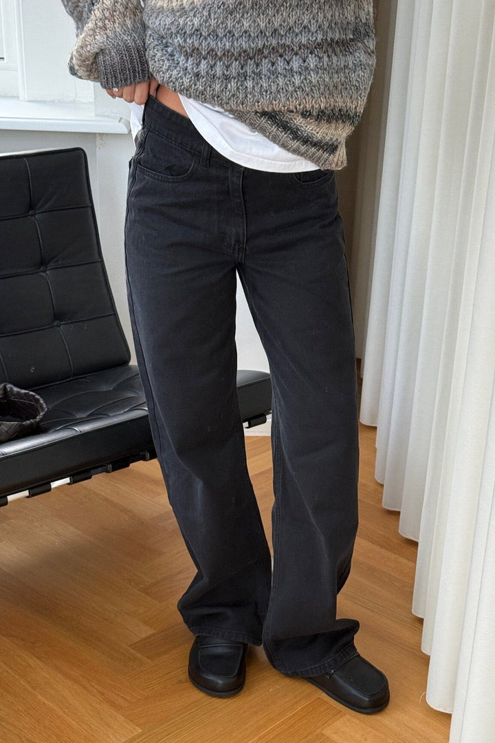 Noella - N-Katy Jeans 14910001 - 1214 - Black Wash Jeans 