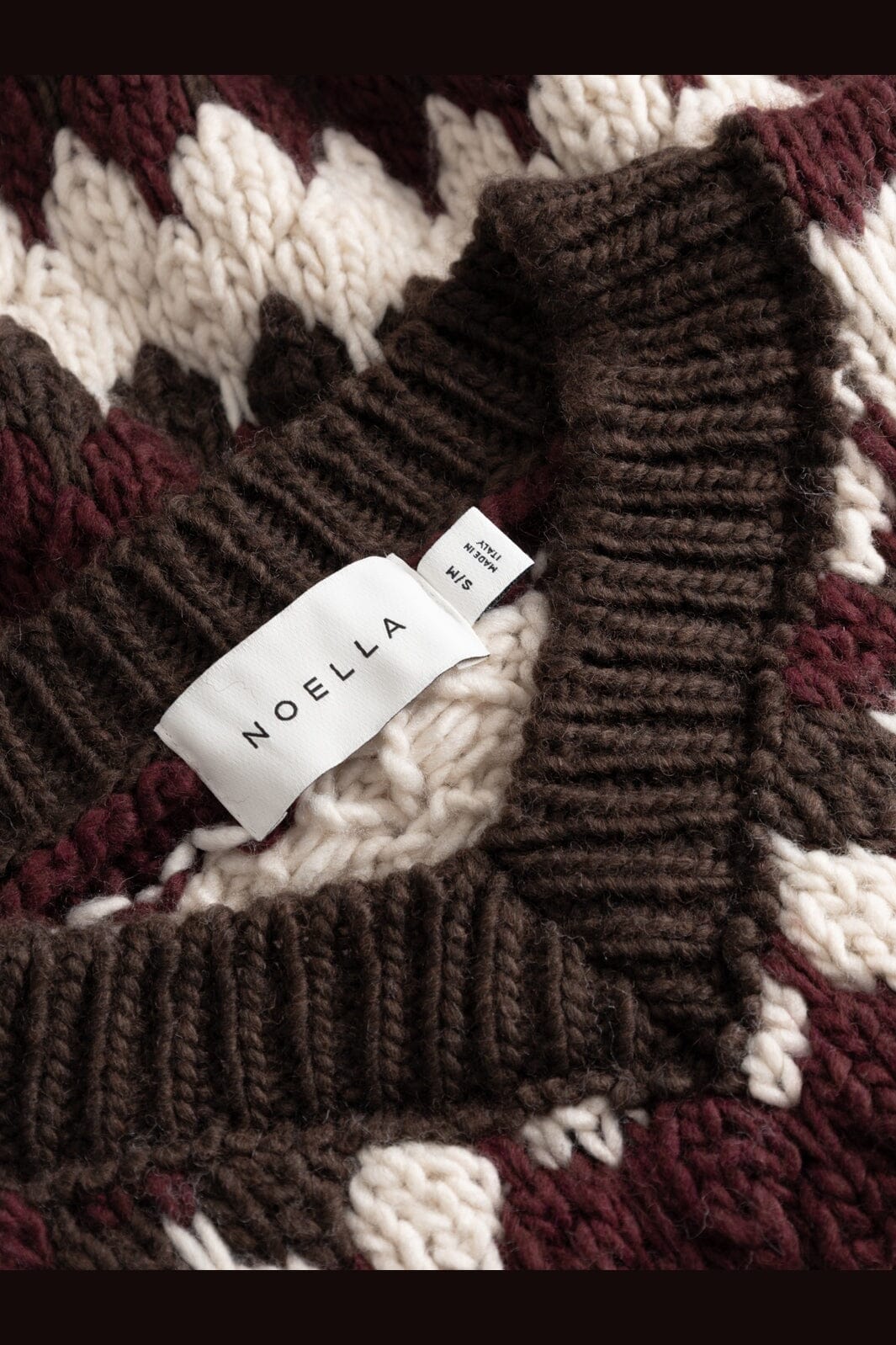 Noella - N-Laia Knit 16870001 - 1528 - Deveen Burgundy Mix