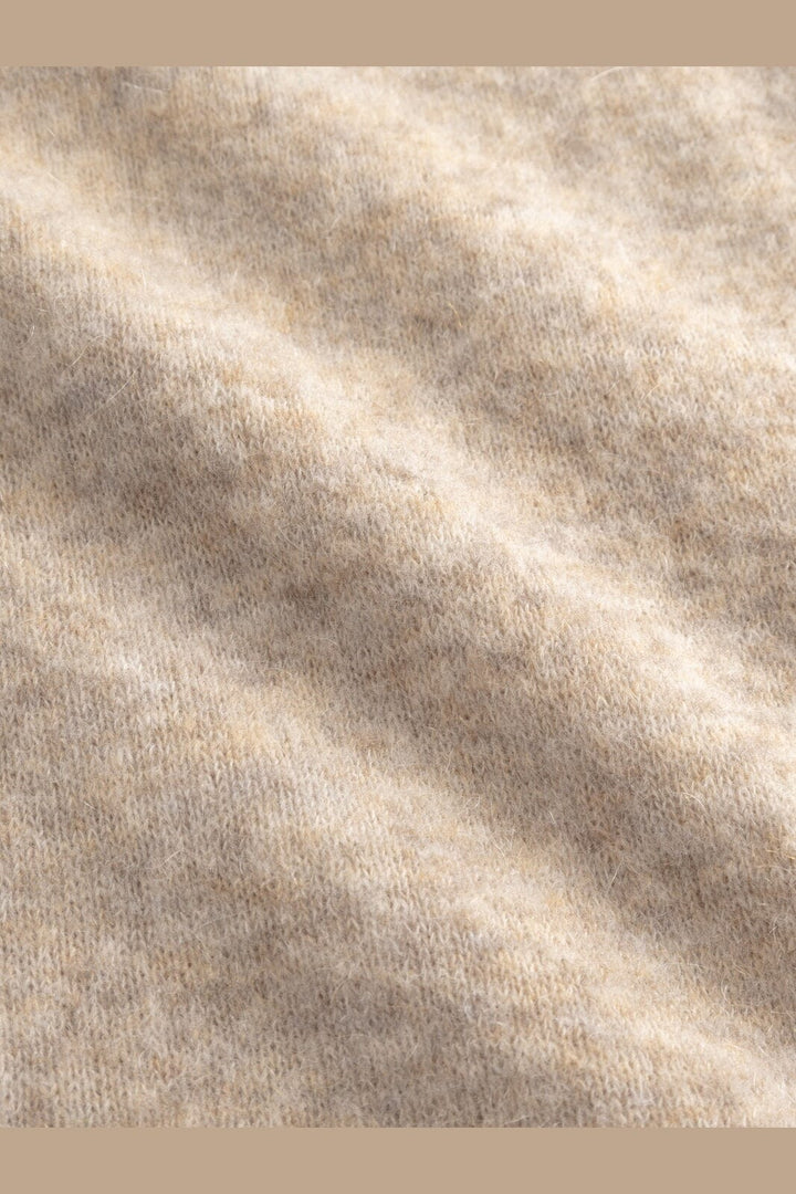 Noella - N-Lajoianna Knit Top 16650001 - 1236 - Oatmeal Melange