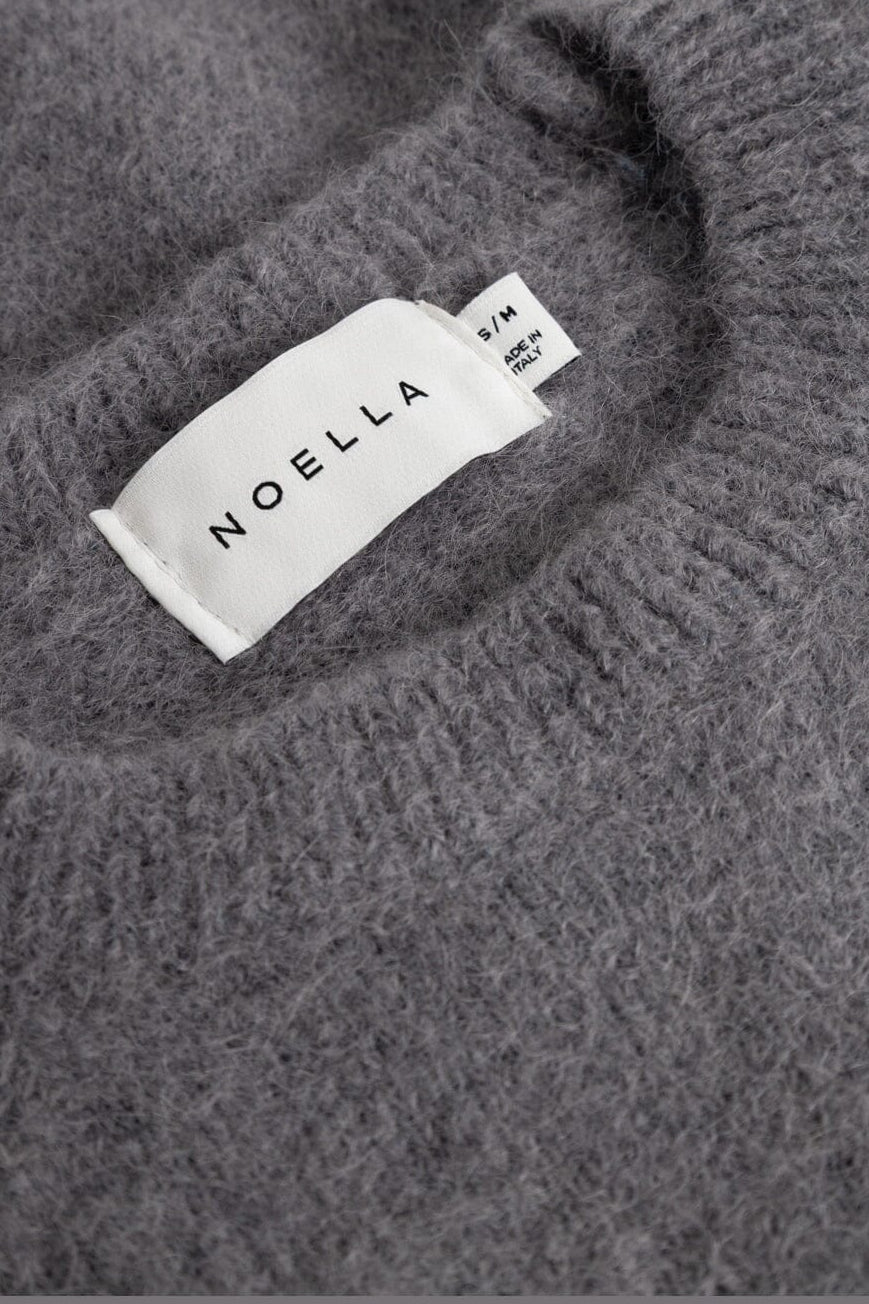 Noella - N-Lane Knit 16470002 - 1252 - Dark Grey Mel.