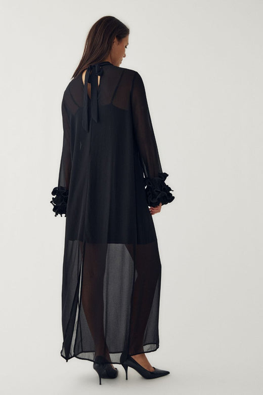 Noella - N-Latania Long Dress 14510005 - 004 - Black Kjoler 