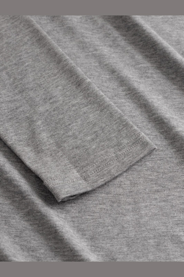 Noella - N-Lidie Ls Top 17000001 - 972 - Medium Grey Mel.