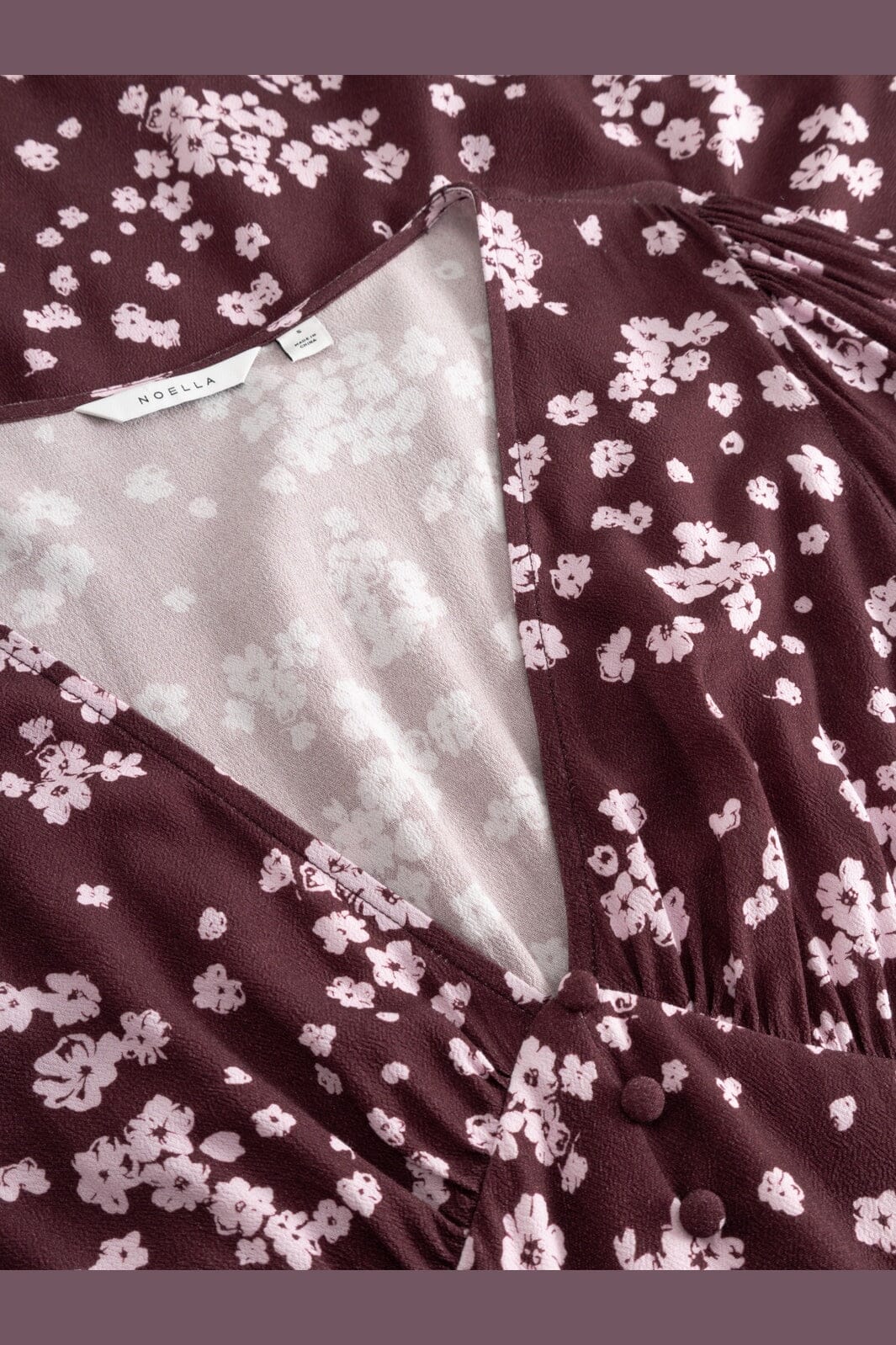 Noella - N-Lilith Maxi Dress 15130003 - 1433 - Deja Burgundy Print