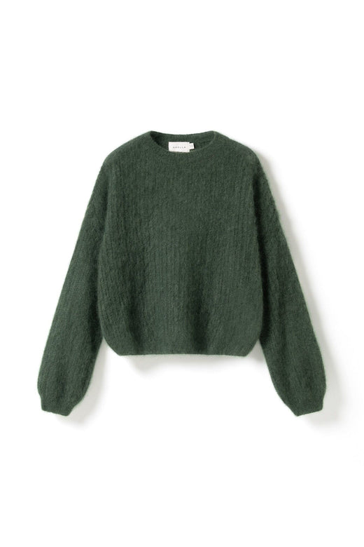 Noella - N-Lillee Knit 17030001 - 984 - Leaf Green Strikbluser 