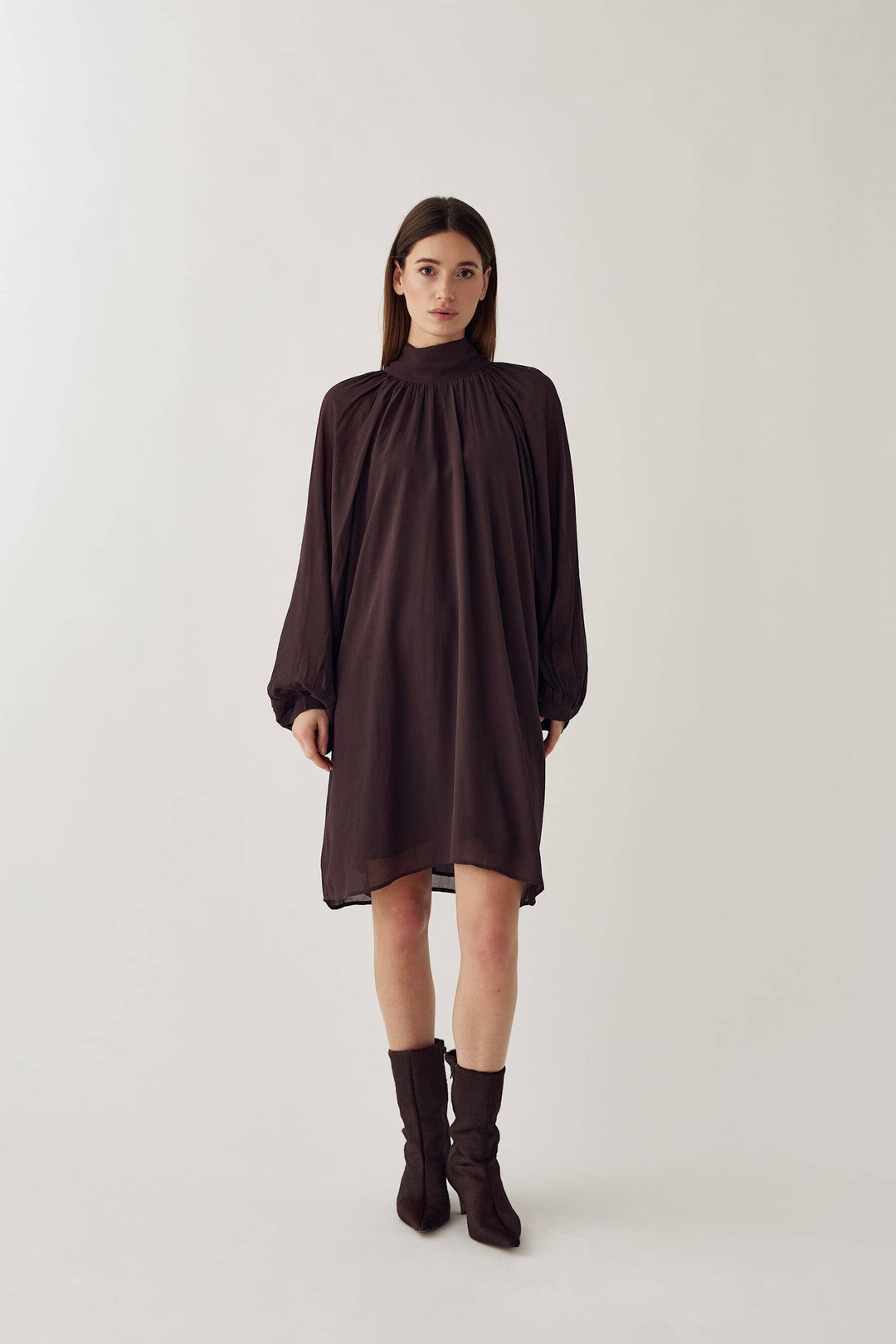 Noella - N-Lorenia Dress 14230003 - 674 - Chocolate Kjoler 