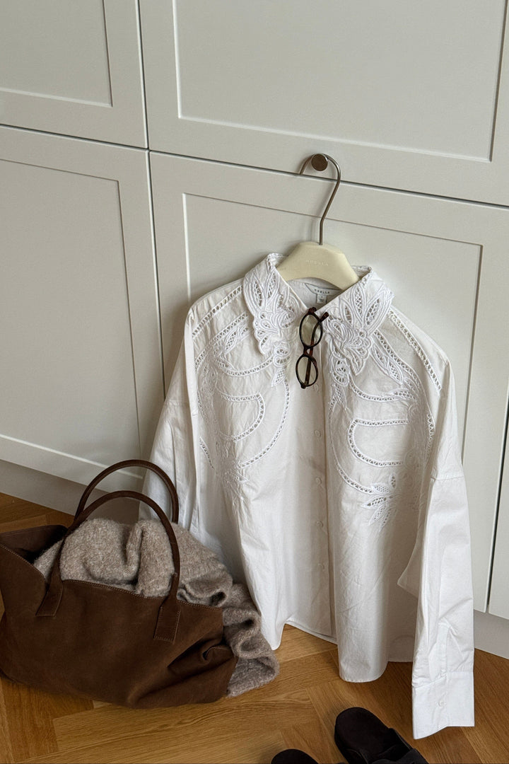 Noella - N-Maisy Shirt 15050002 - 028 - White Skjorter 