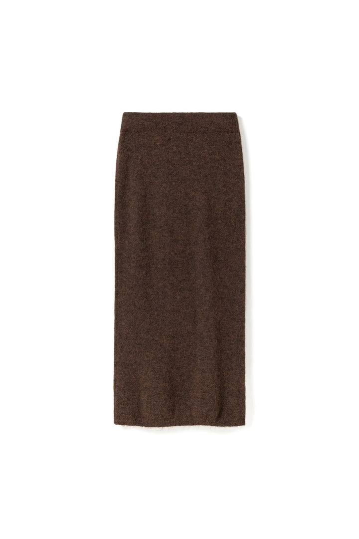 Noella - N-Malana Knit Skirt 16310004 - 674 - Chocolate