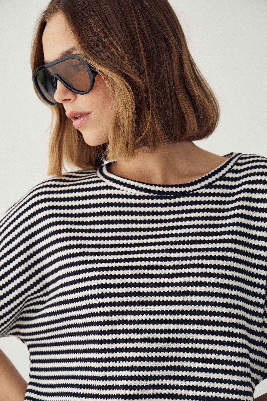 Noella - N-Maleah Top 15740001 - 1458 - Danni Black Stripe T-shirts 