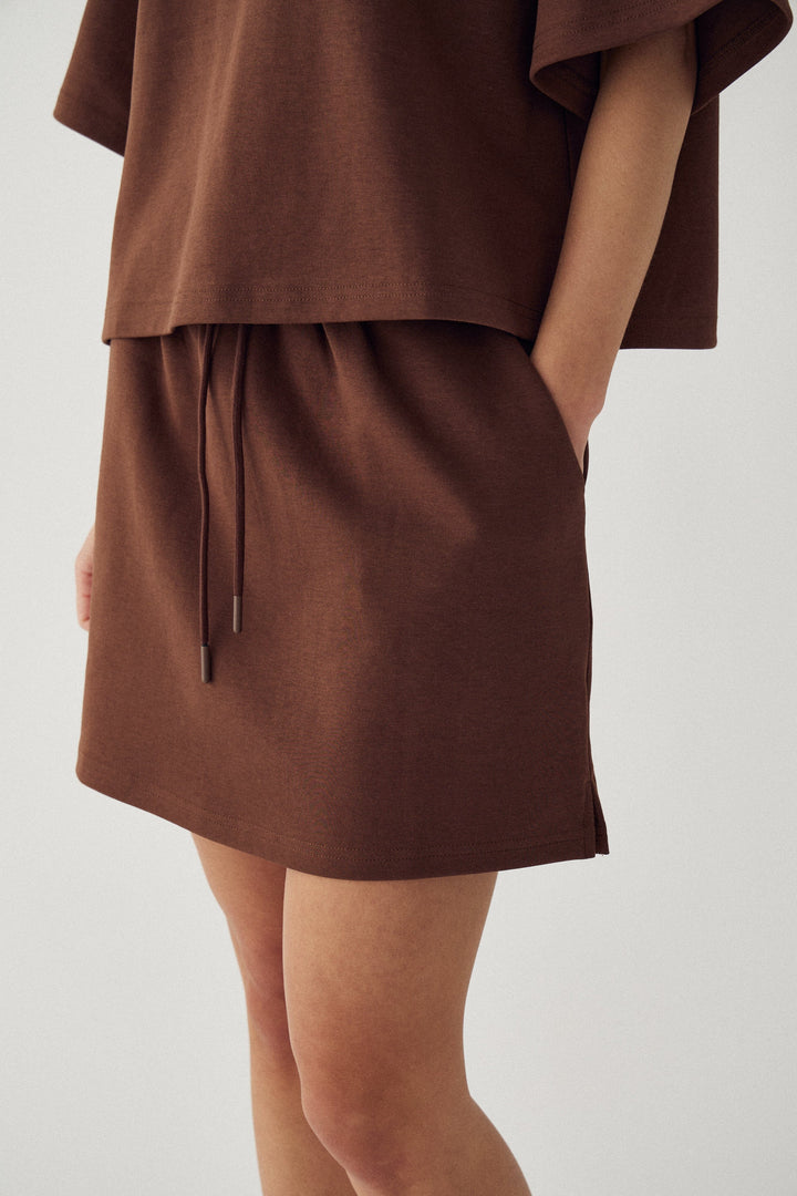 Noella - N-Mano Skirt 14940004 - 1465 - Clay Nederdele 
