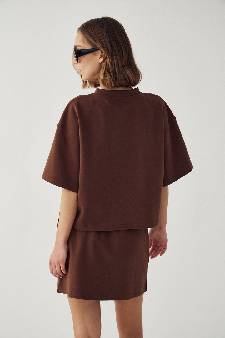 Noella - N-Mano Skirt 14940004 - 1465 - Clay Nederdele 